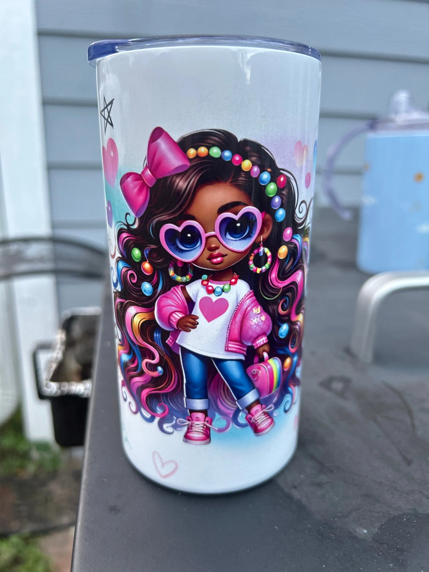 Sip, Smile, Repeat-Girl's Color Bomb Tumbler 3 to Party