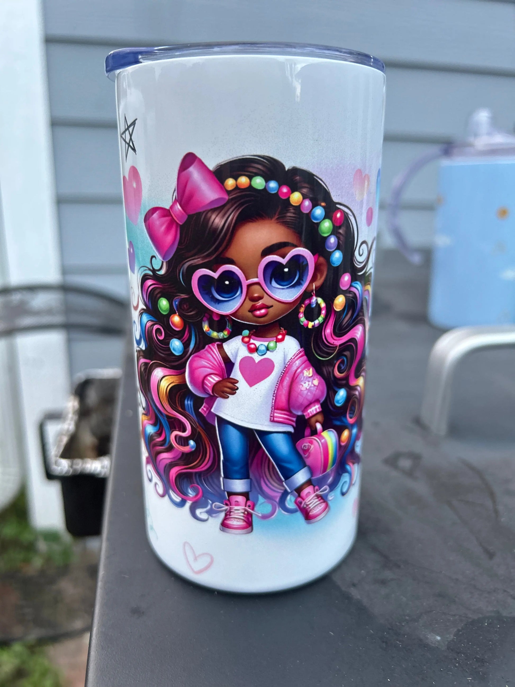 Sip, Smile, Repeat-Girl's Color Bomb Tumbler 3 to Party